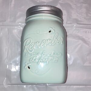 Scentsy Remember to Stop and Chase the Fireflies Mason Jar Full Size EUC
